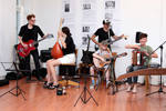 Soundcheck im kunstraum t27, Foto: Ren� Moritz