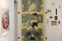 Ausstellungsimpressionen 'Weiterreichung', K�nstlerInnen s.u., Foto: Kunstverein Neuk�lln e.V.